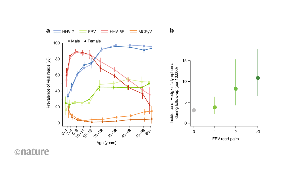 Hidden human–virus interactions uncovered in DNA in blood and saliva