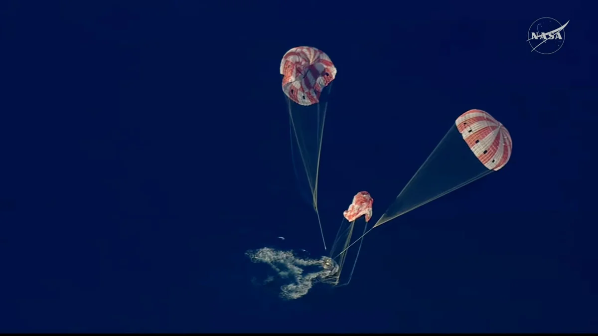 NASA’s Artemis II moon mission splashes down