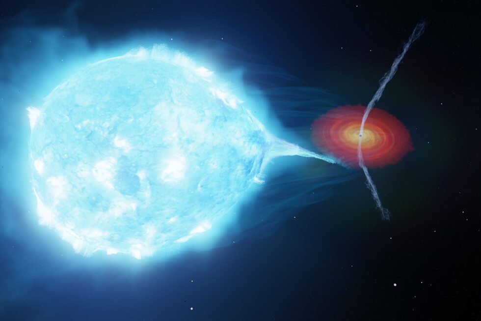 Scientists measure the power of jets blasting from a black hole